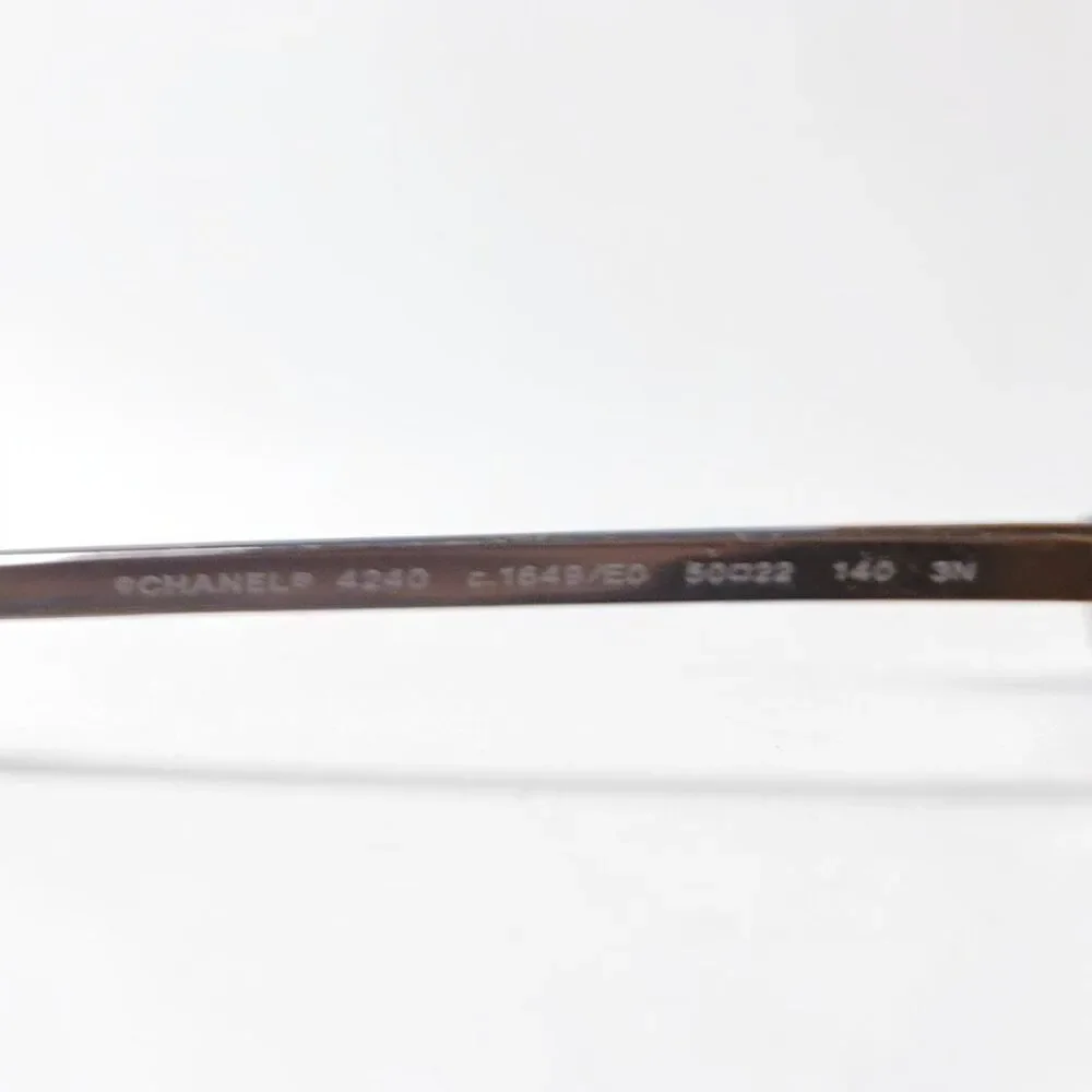Chanel Square Acetate Mirrored Sunglasses